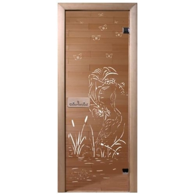 DoorWood Дверь для бани бронза "Камышовый рай"